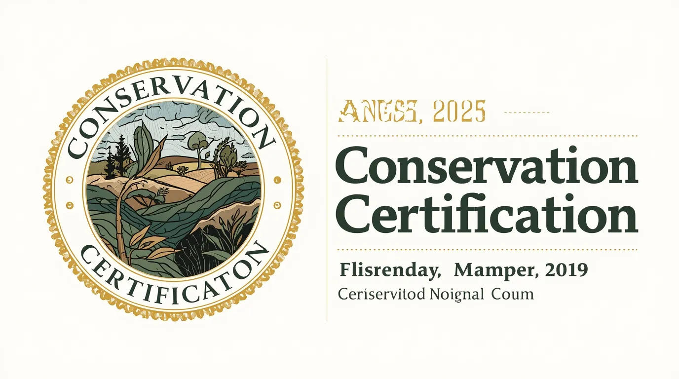 Water Conservation Certification